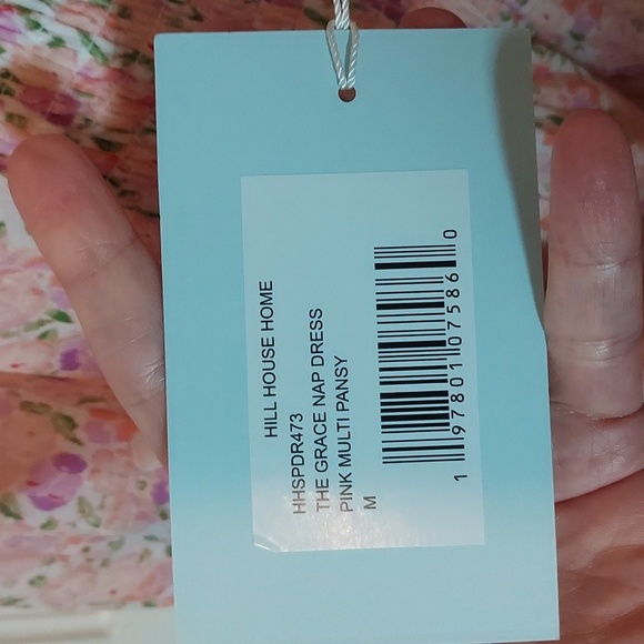 Hill House Grace Mini Nap Dress Pansy Pink Multi Georgette - Picture 10 of 16